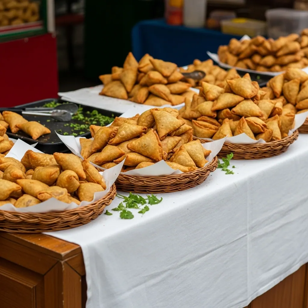 A colourful selection of savoury food products